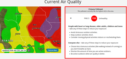 Air Quality Advisory through Friday