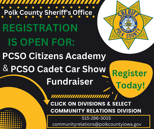 PCSO Citizen's Academy & Cadet Car Show Fundraiser